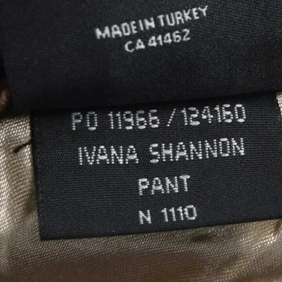 Mos Mosh Ivana Shannon Checkered Pant Crop Trouser Brown Orange 70's Size 38 - Picture 11 of 16